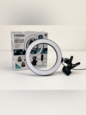 Nizoni 8inch "Selfie Ring Light" USB ~ NIB